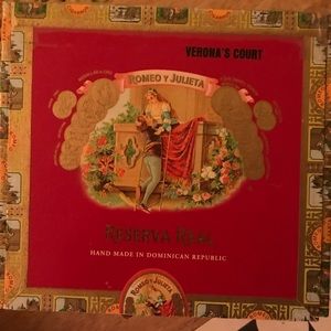 Cigar box for storage